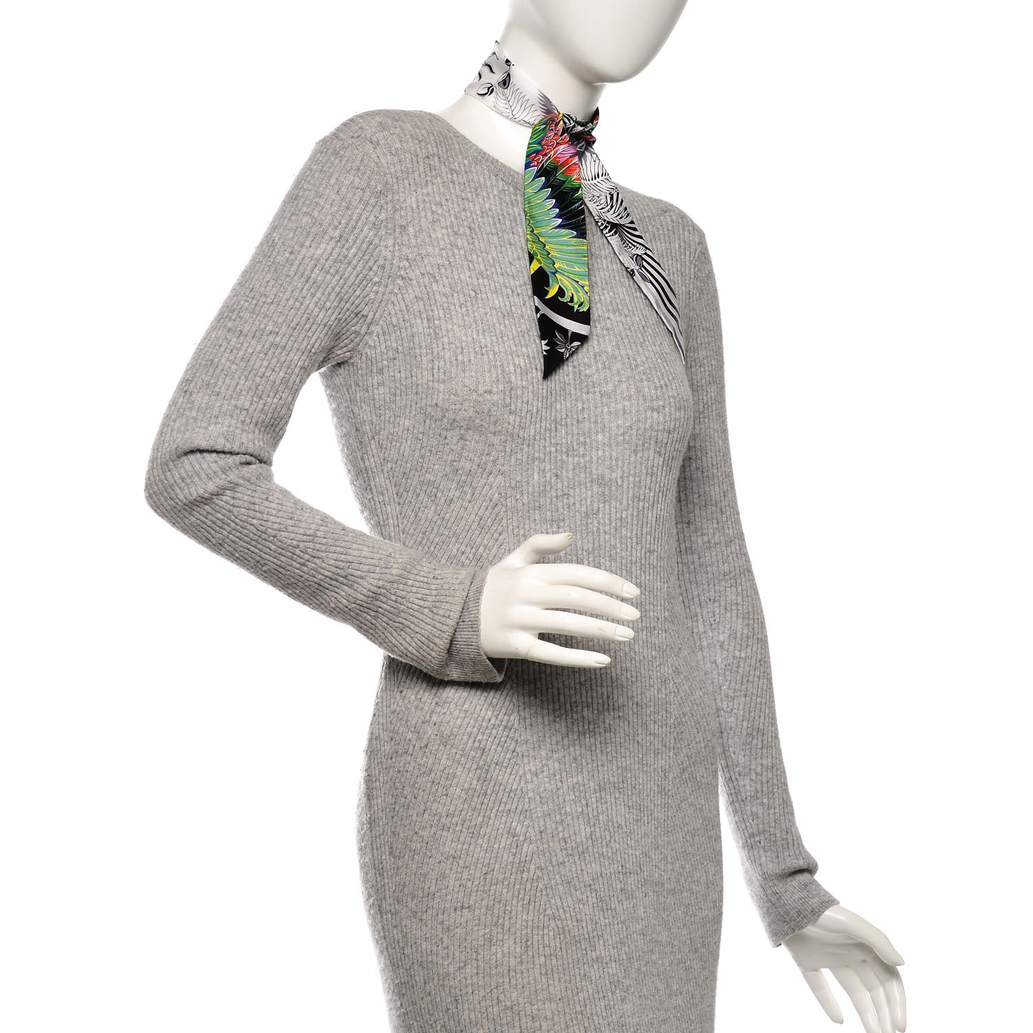Hermes Silk Mythiques Phoenix Coloriages Twilly Blanc Noir Multicolor 2 of 6