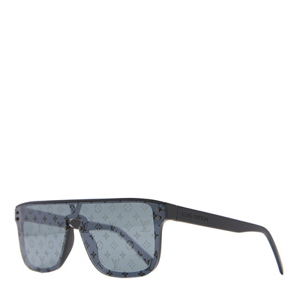 Louis Vuitton Acetate LV Waimea Square Sunglasses Z1082W Black 1 of 8