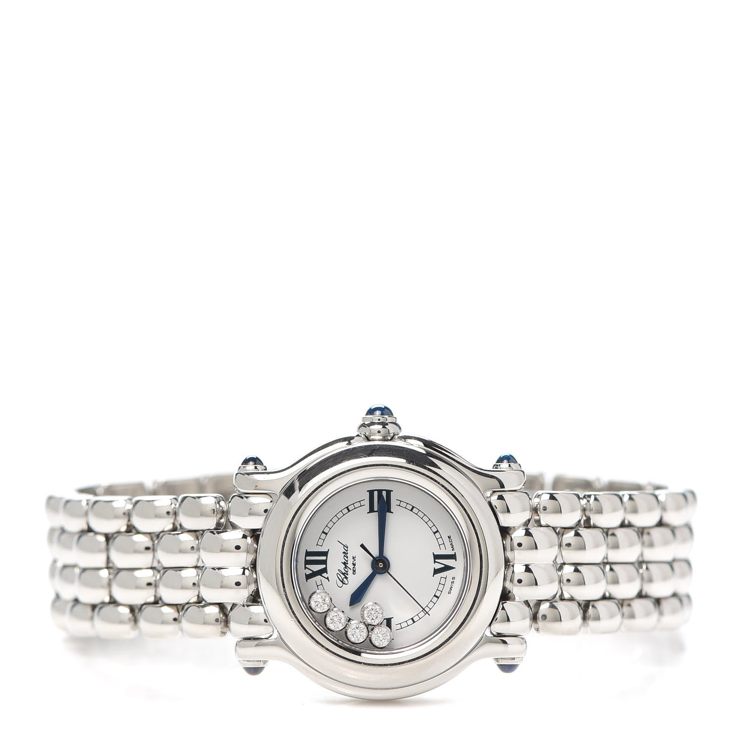 Chopard Stainless Steel 5 Diamond 26mm Happy Sport Quartz Watch 2 of 5