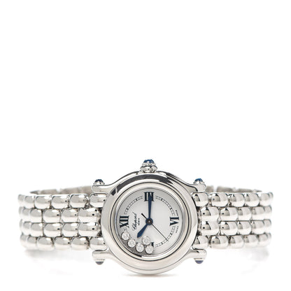 Chopard Stainless Steel 5 Diamond 26mm Happy Sport Quartz Watch 2 of 5