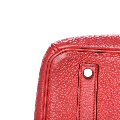 Hermes Taurillon Clemence Birkin 35 Bougainvillea 29 of 35