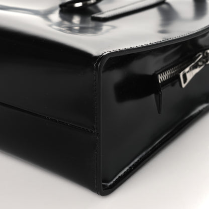 Prada Spazzolato Medium Re-Edition 1995 Double Handle Handbag Black 8 of 8