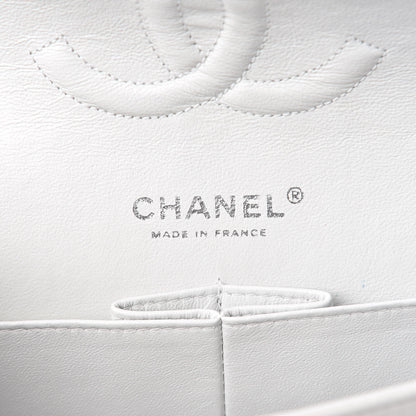 Chanel Tweed Medium Double Flap White 6 of 12