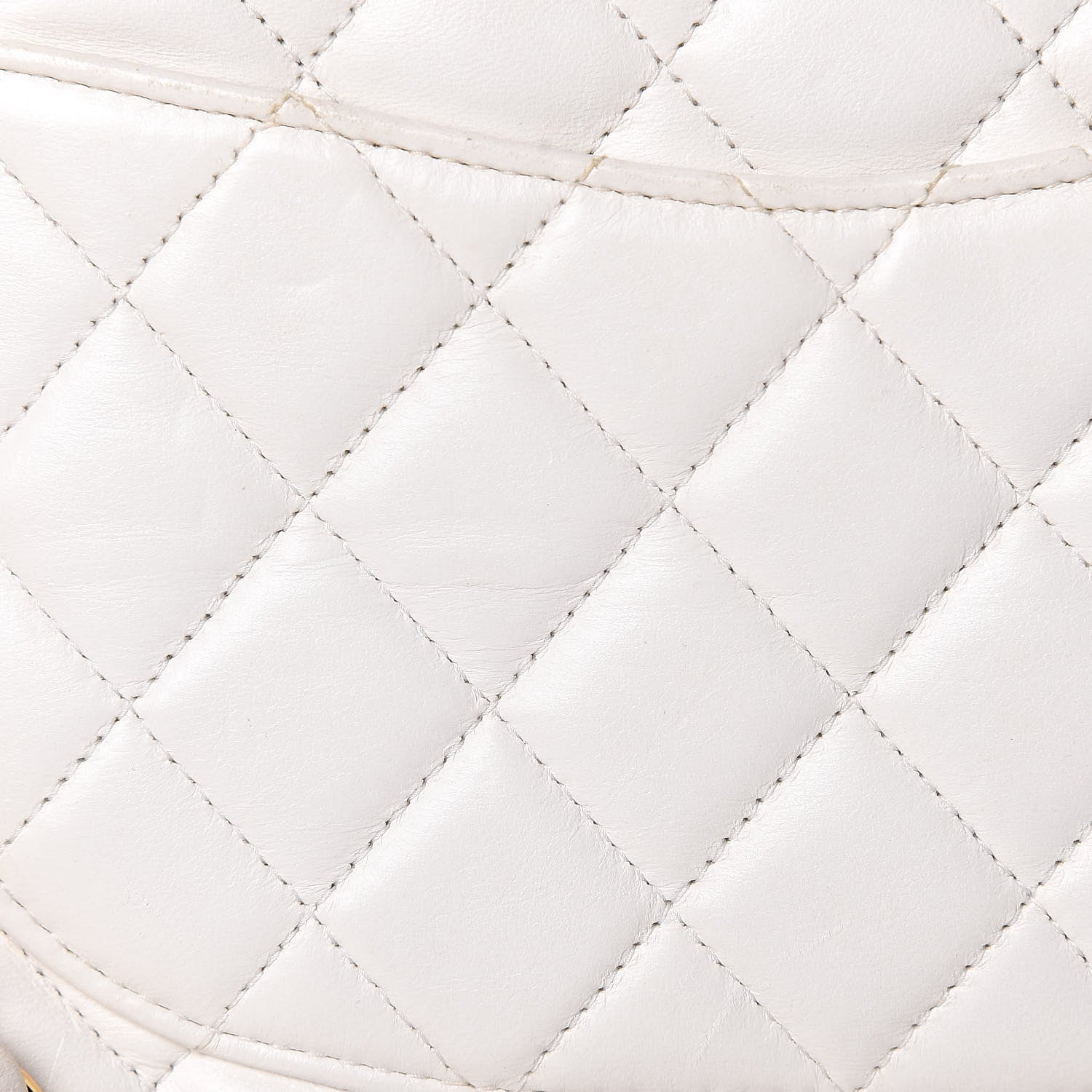 Chanel Lambskin Quilted Medium Double Flap White 19 of 20