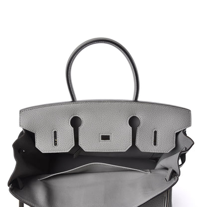 Hermes Togo Birkin 30 Gris Mouette 8 of 34
