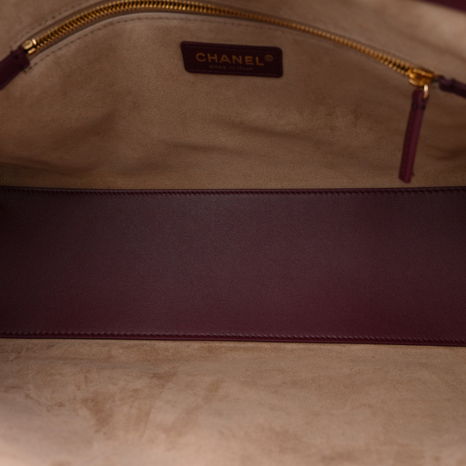 Chanel Calfskin Archetype Small Shopping Tote Dark Burgundy 5 of 10