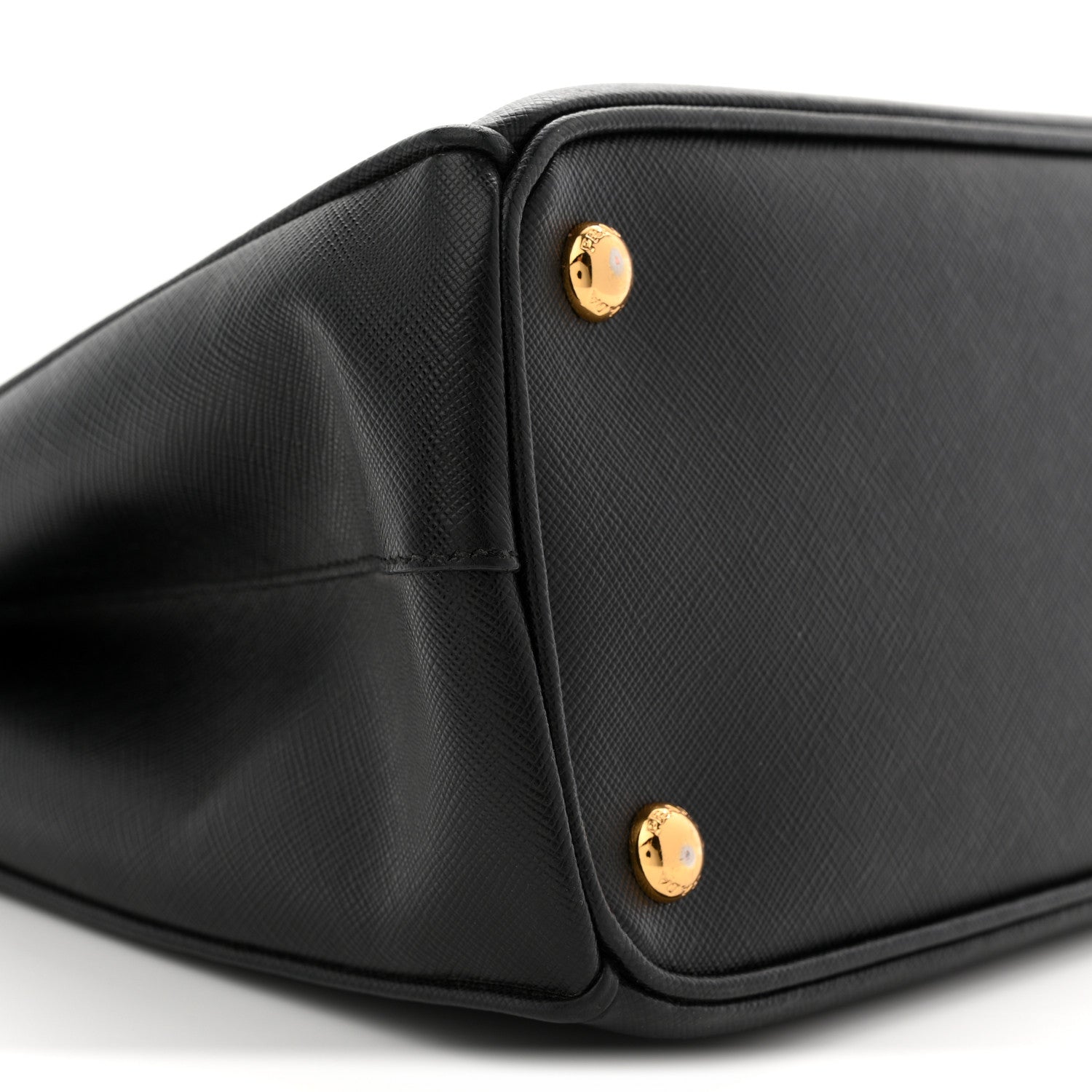Prada Saffiano Small Galleria Double Zip Tote Black 9 of 13