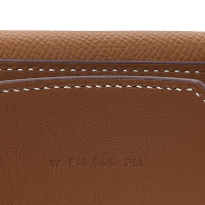 Hermes Swift Epsom Pocket Kelly Shoulder Strap Gold 5 of 7