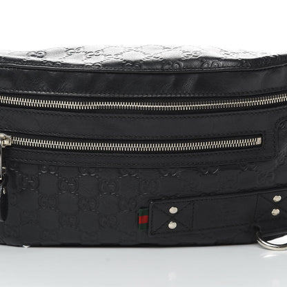Gucci Guccissima Web Belt Bag Black 8 of 12