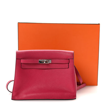 Hermes Evercolor Kelly Danse II Belt Bag Framboise 11 of 11