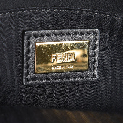 Fendi Vitello Elite Petite 2Jours Tote Black 6 of 9