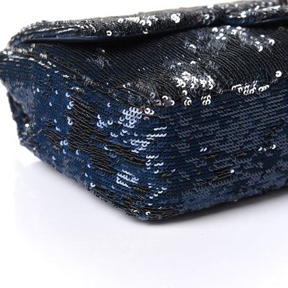 Chanel Sequin Medium Coco Cuba Single Flap Blue 9 of 11