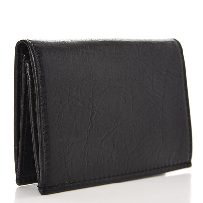 Balenciaga Agneau Giant 12 Gold Hardware Gold Card Holder Black 3 of 7
