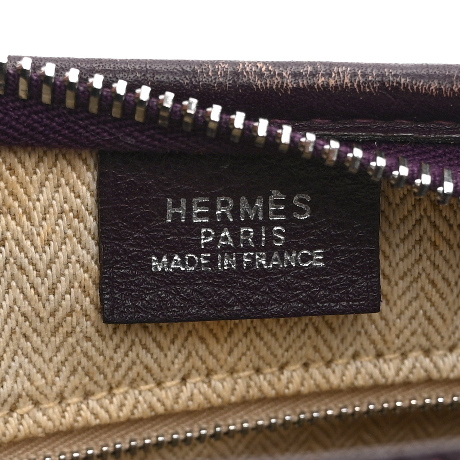 Hermes Taurillon Clemence Gao Raisin 6 of 10