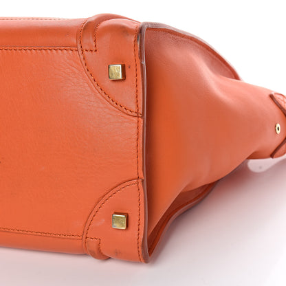 Celine Smooth Calfskin Mini Luggage Bright Orange 24 of 24