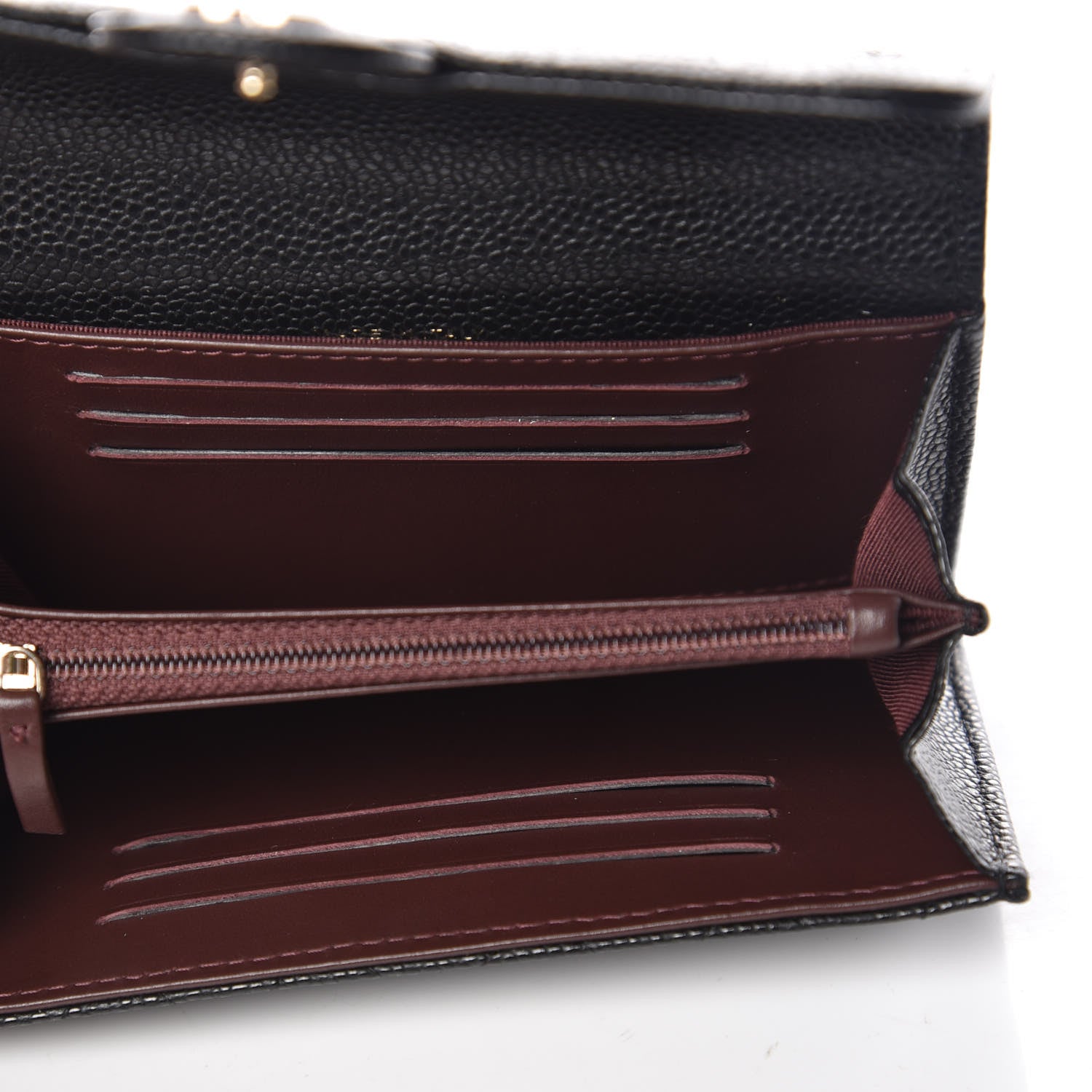 Chanel Caviar Quilted Medium Flap Wallet Black 5 of 11