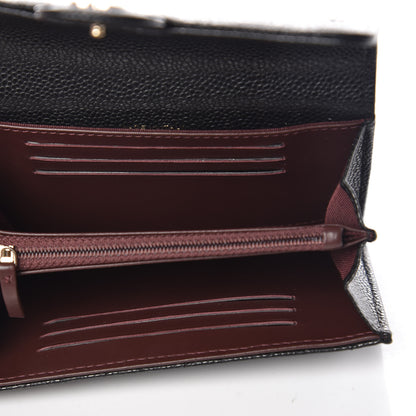 Chanel Caviar Quilted Medium Flap Wallet Black 5 of 11