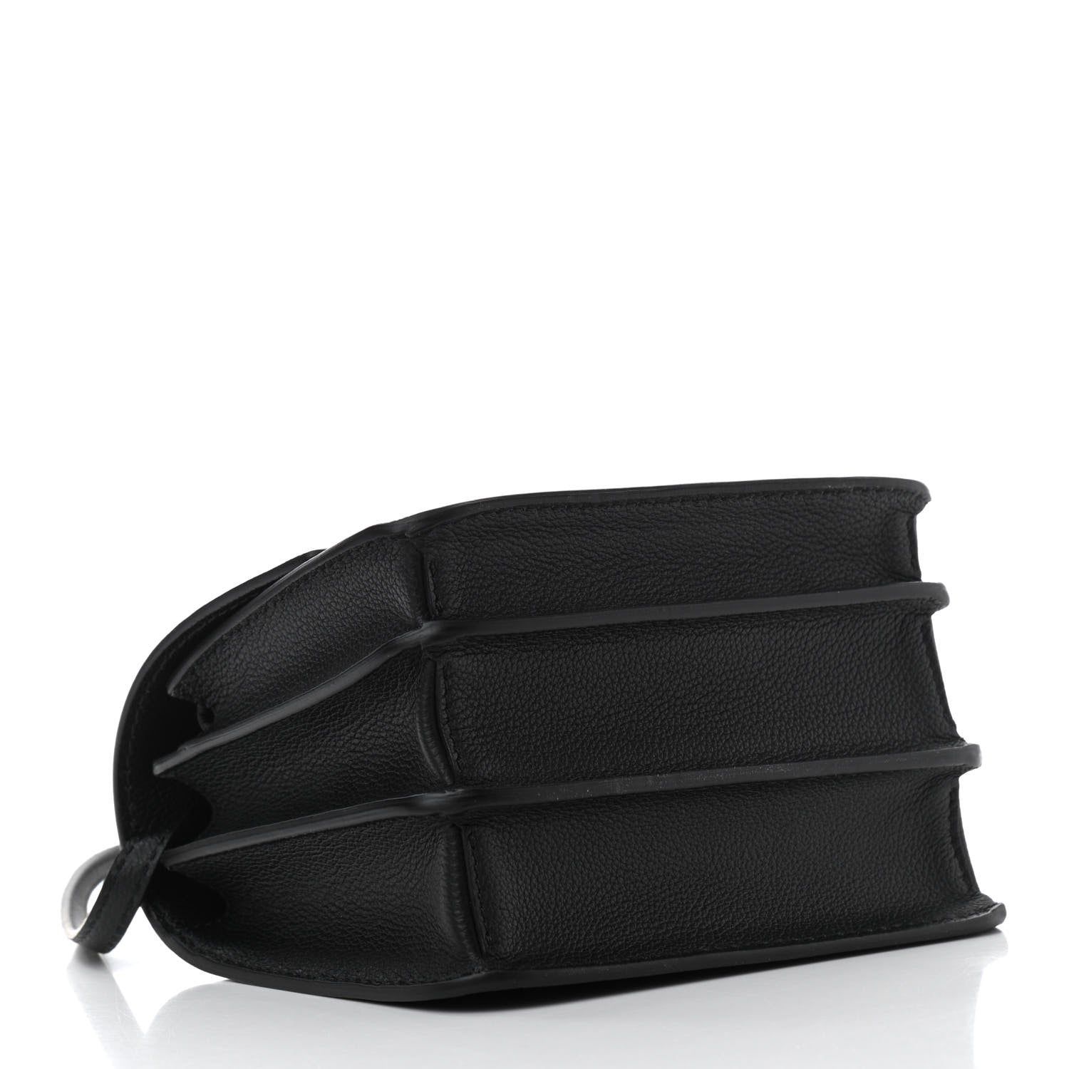 Versace Grained Calfskin La Medusa Shoulder Bag Black 4 of 10