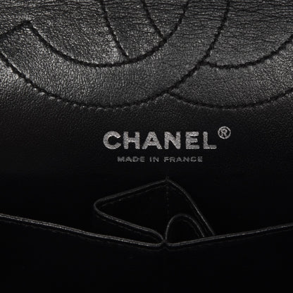 Chanel Metallic Aged Calfskin 2.55 Reissue 226 Flap Black 6 of 11