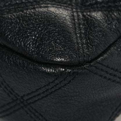 Saint Laurent Grained Lambskin Quilted Mini Becky Double Zip Bag Black 5 of 13