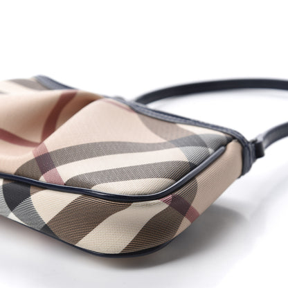 Burberry Nova Check Mini Shoulder Bag Black 7 of 11