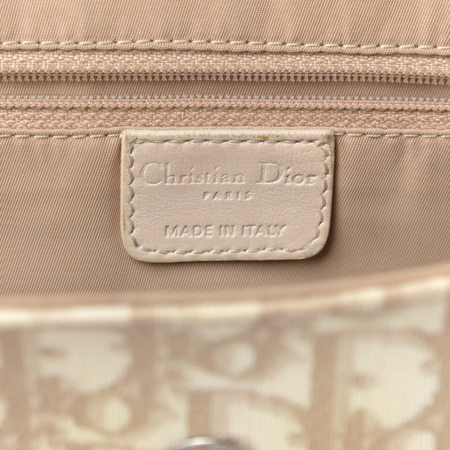 Christian Dior Monogram Romantique Trotter Bag Beige 8 of 19