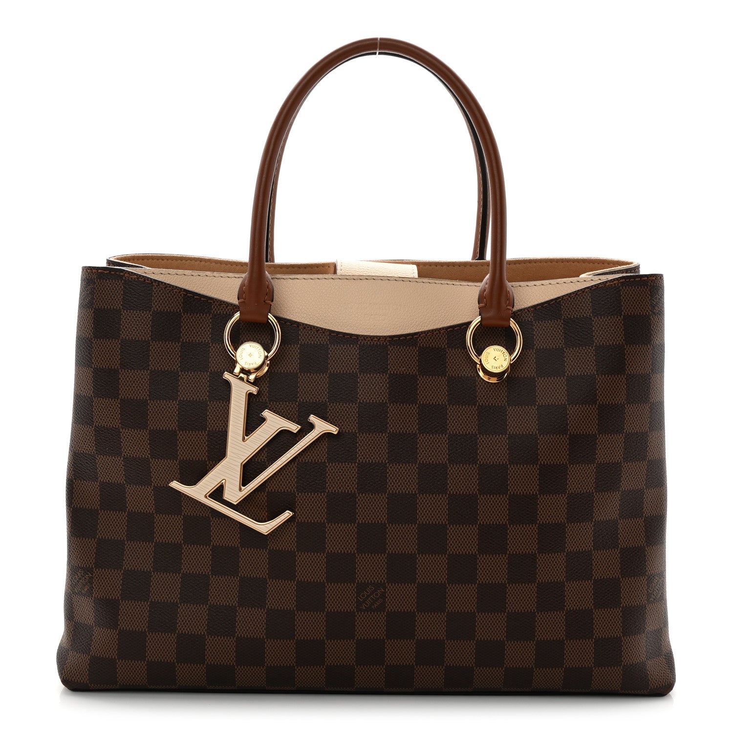 Louis Vuitton Damier Ebene LV Riverside Creme 1 of 10