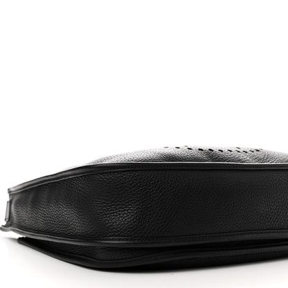 Hermes Taurillon Clemence Evelyne III PM Black 9 of 11