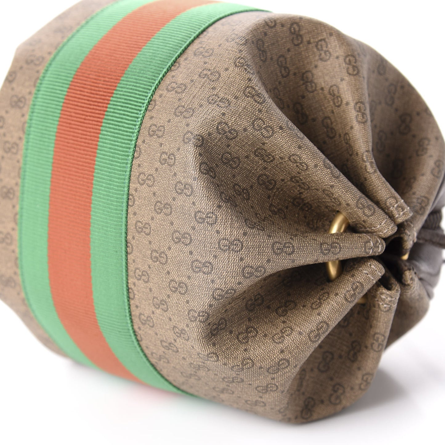 Mini Vintage GG Supreme Monogram Web Butterfly New Candy Crossbody Beige New Acero