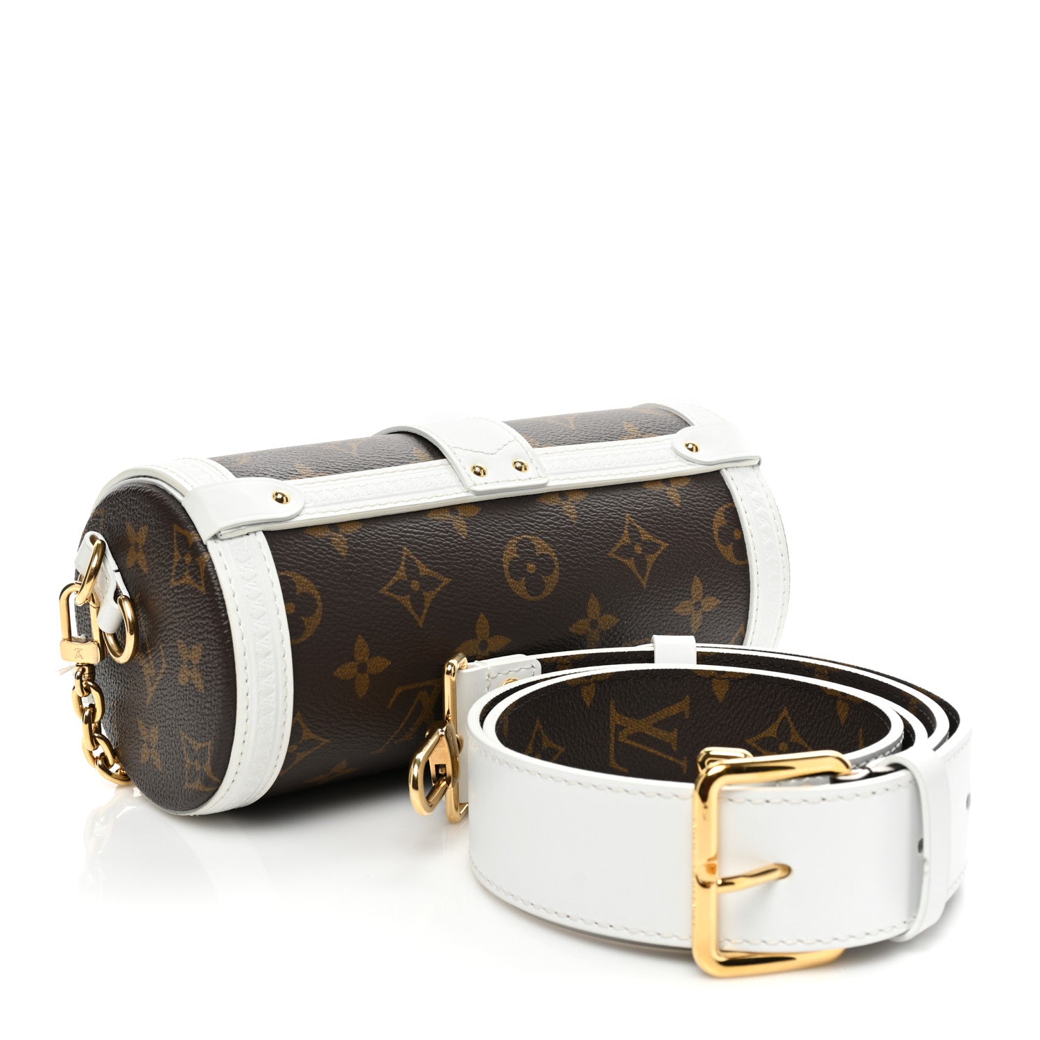Louis Vuitton Monogram LV Match Papillon Trunk White 3 of 9