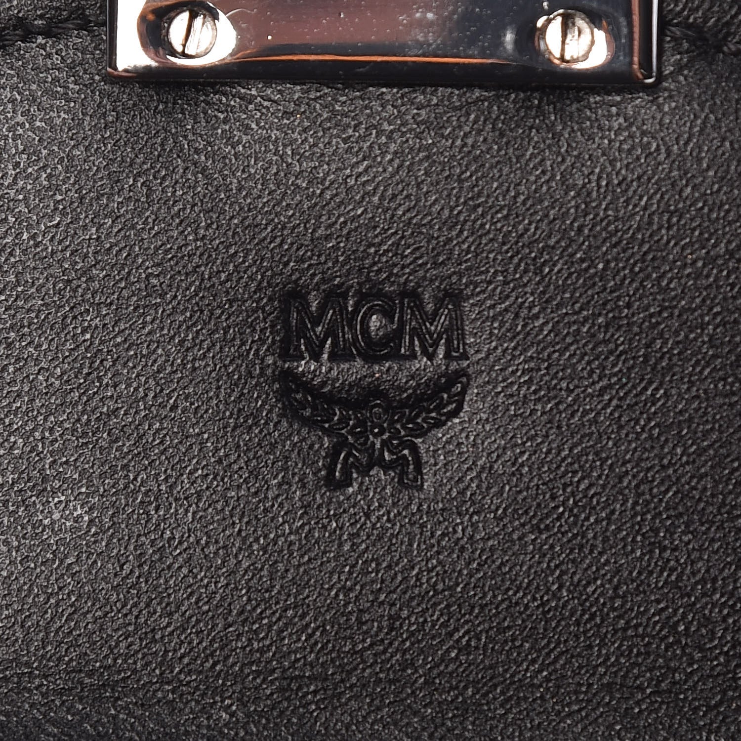 MCM Visetos Mini Accordion Card Wallet Black 5 of 6
