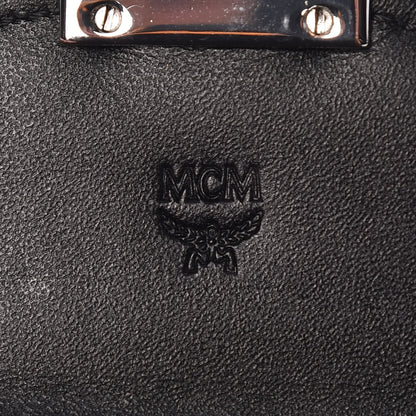 MCM Visetos Mini Accordion Card Wallet Black 5 of 6