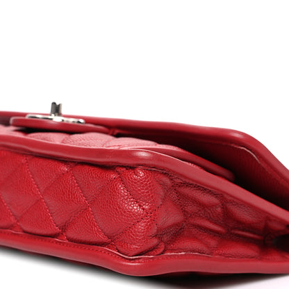Chanel Caviar Quilted Medium French Riviera Flap Red 10 of 10