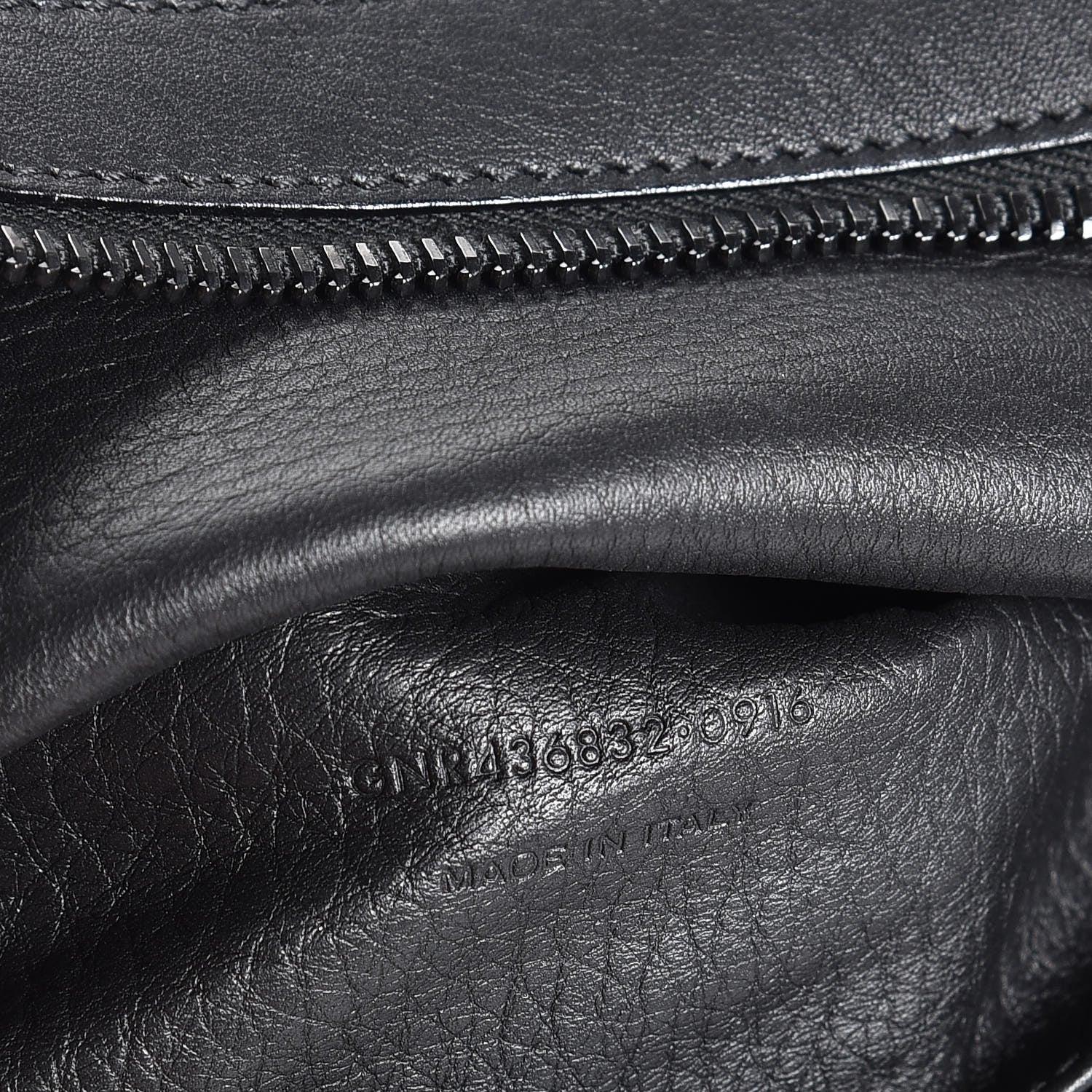 Saint Laurent Calfskin Small Monogram Downtown Cabas Black 6 of 7