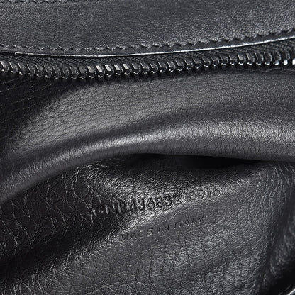 Saint Laurent Calfskin Small Monogram Downtown Cabas Black 6 of 7