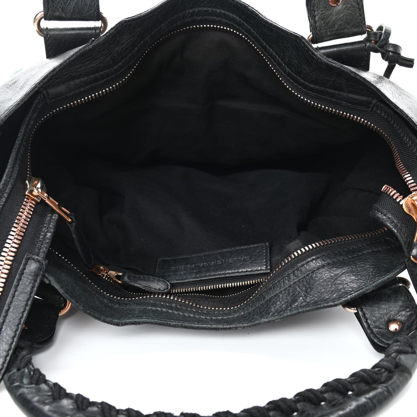 Agneau Giant 21 Rose Gold Hardware City Black