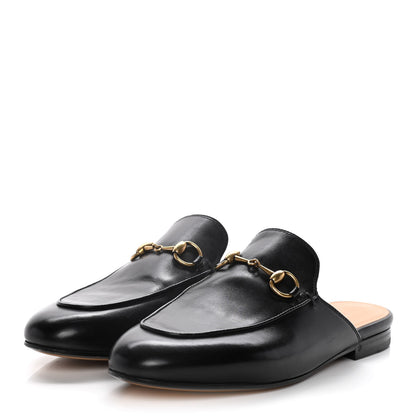 Gucci Calfskin Womens Princetown Slippers 36 Black 3 of 15