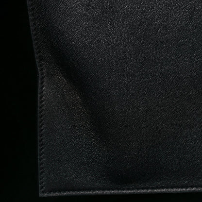 Celine Calfskin Large Clasp Cabas Black 15 of 19