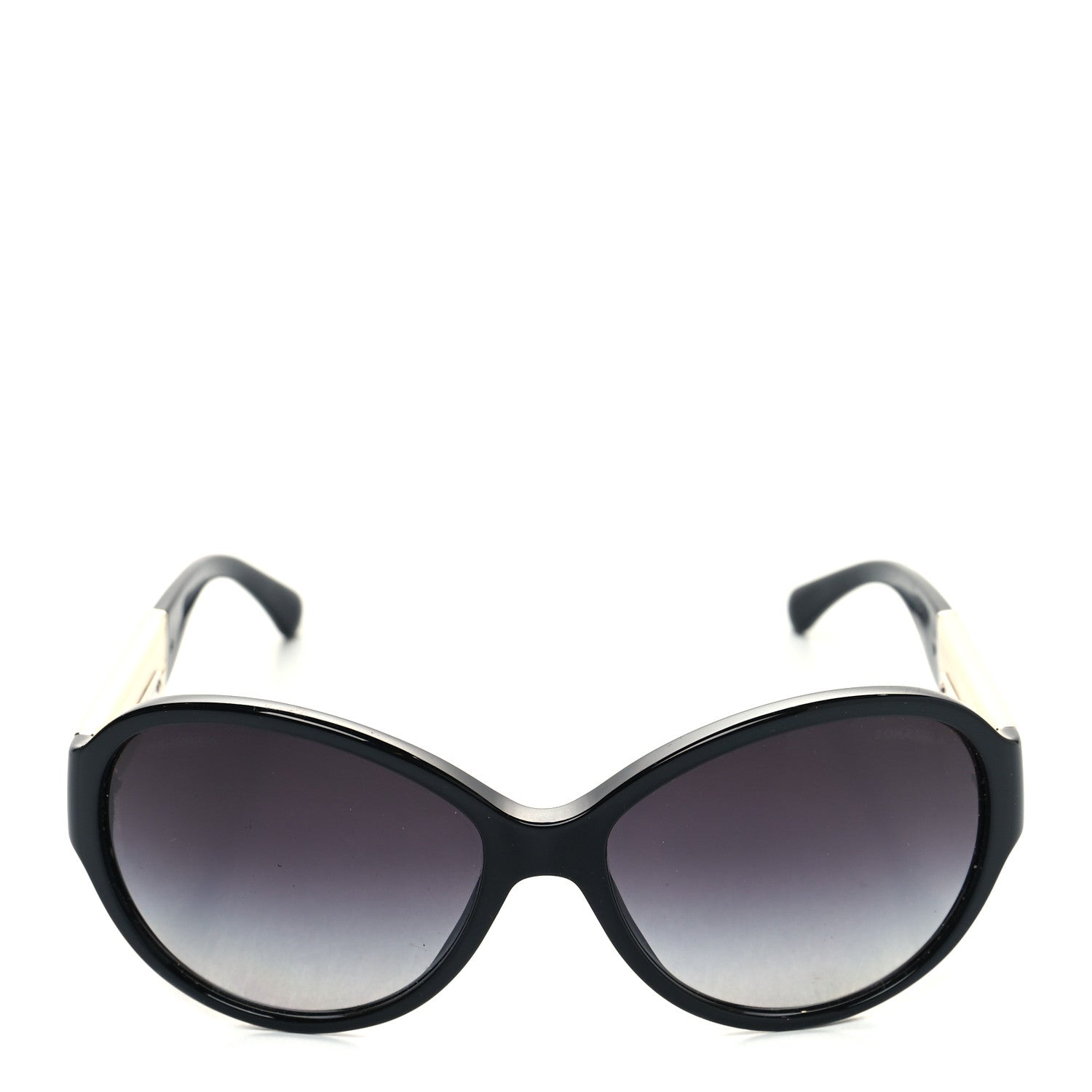 Chanel Acetate CC Sunglasses 5229Q Black White 2 of 11