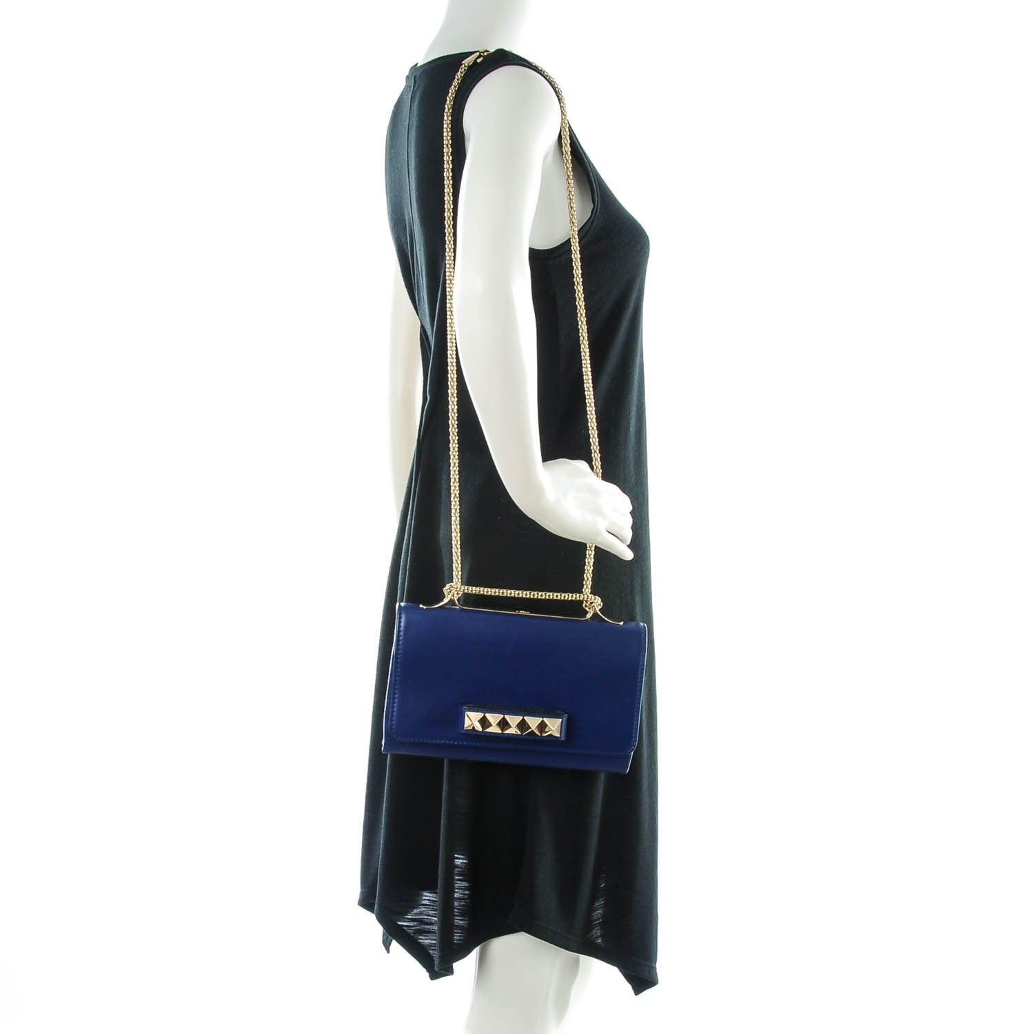 Valentino Garavani Nappa Va Va Voom Shoulder Bag Blue China 2 of 7