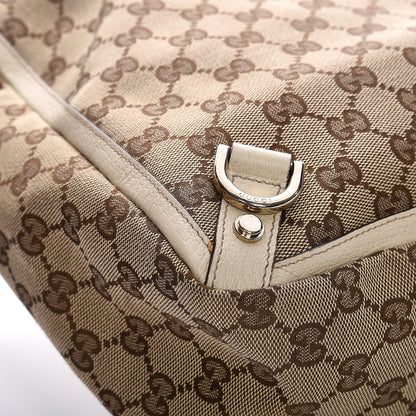 Gucci Monogram Large Abbey Tote Off White 14 of 15