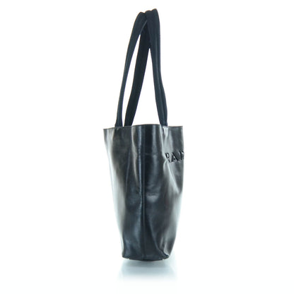 Prada Leather Simple Tote Black 4 of 6