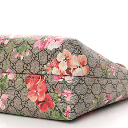 Gucci GG Supreme Monogram Blooms Medium Reversible Tote Beige Multicolor Dry Rose 15 of 21