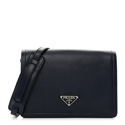 Prada Glace Calf Shoulder Bag Baltico 1 of 11