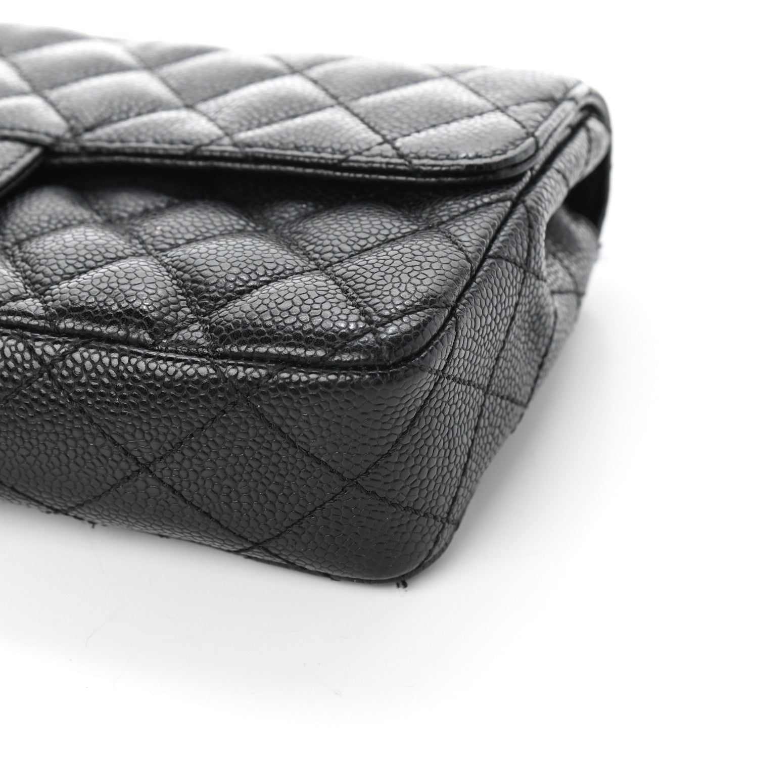 Chanel Caviar Quilted East West Flap Black 10 of 10