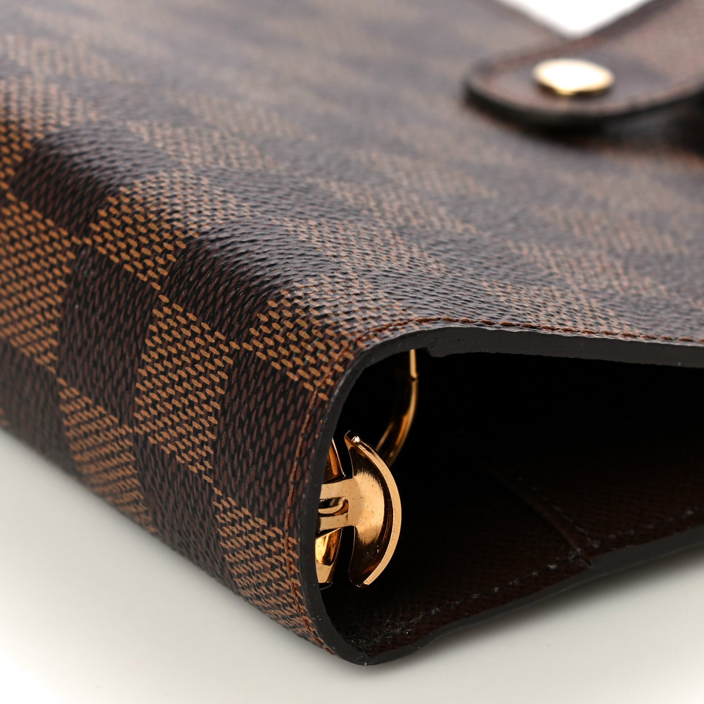 Damier Ebene Medium Ring Agenda Cover
