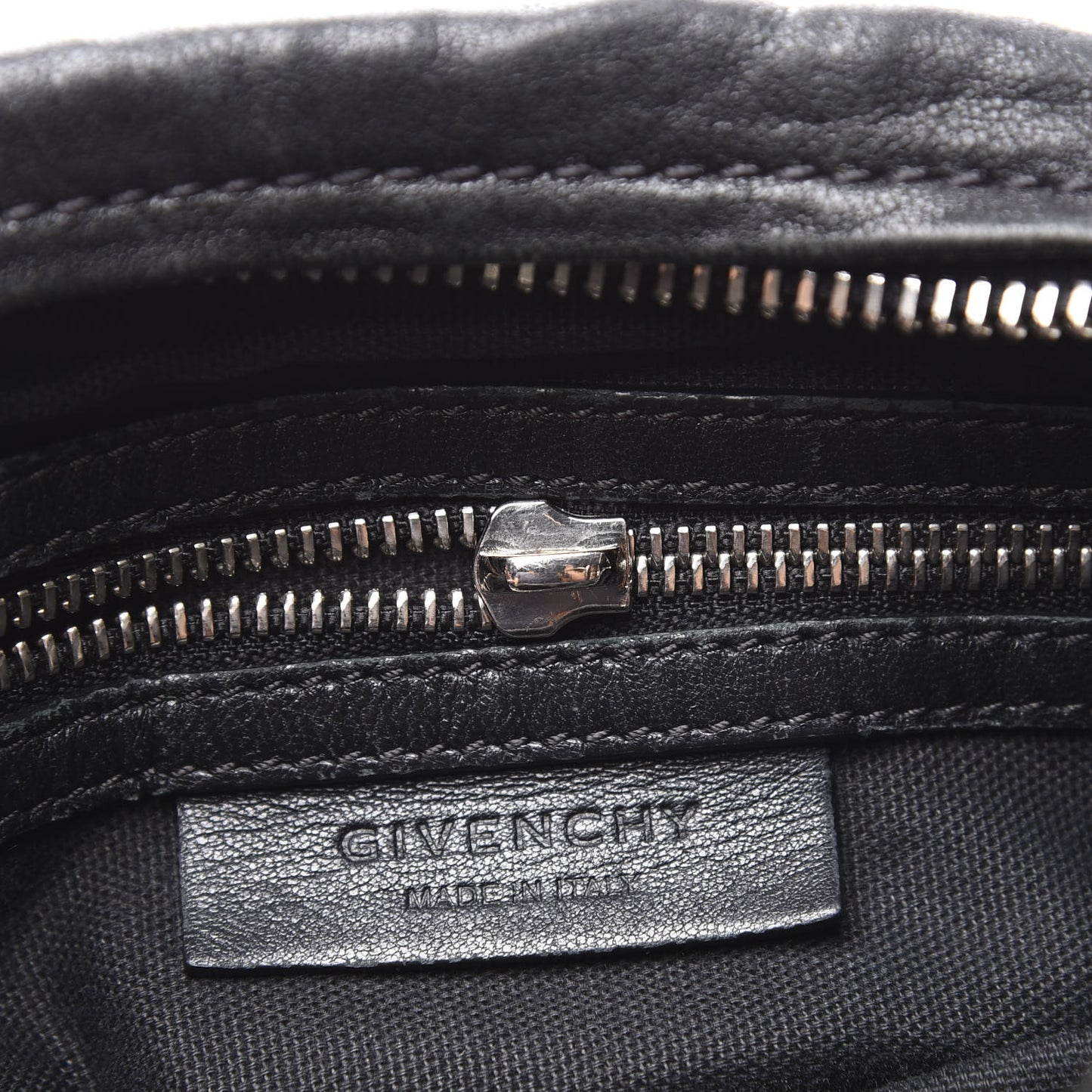 Tumbled Sheepskin Medium Pandora Bag Black
