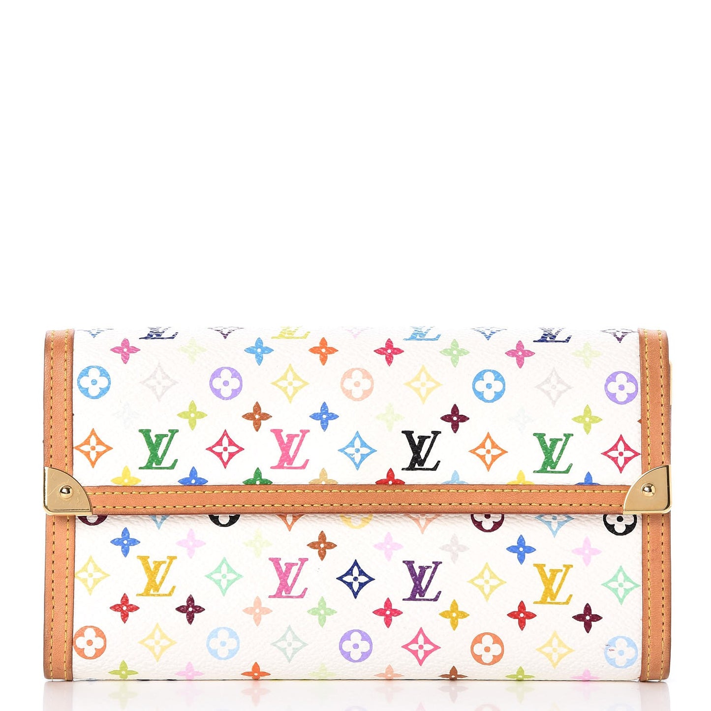 Monogram Multicolor Porte Tresor International Wallet White