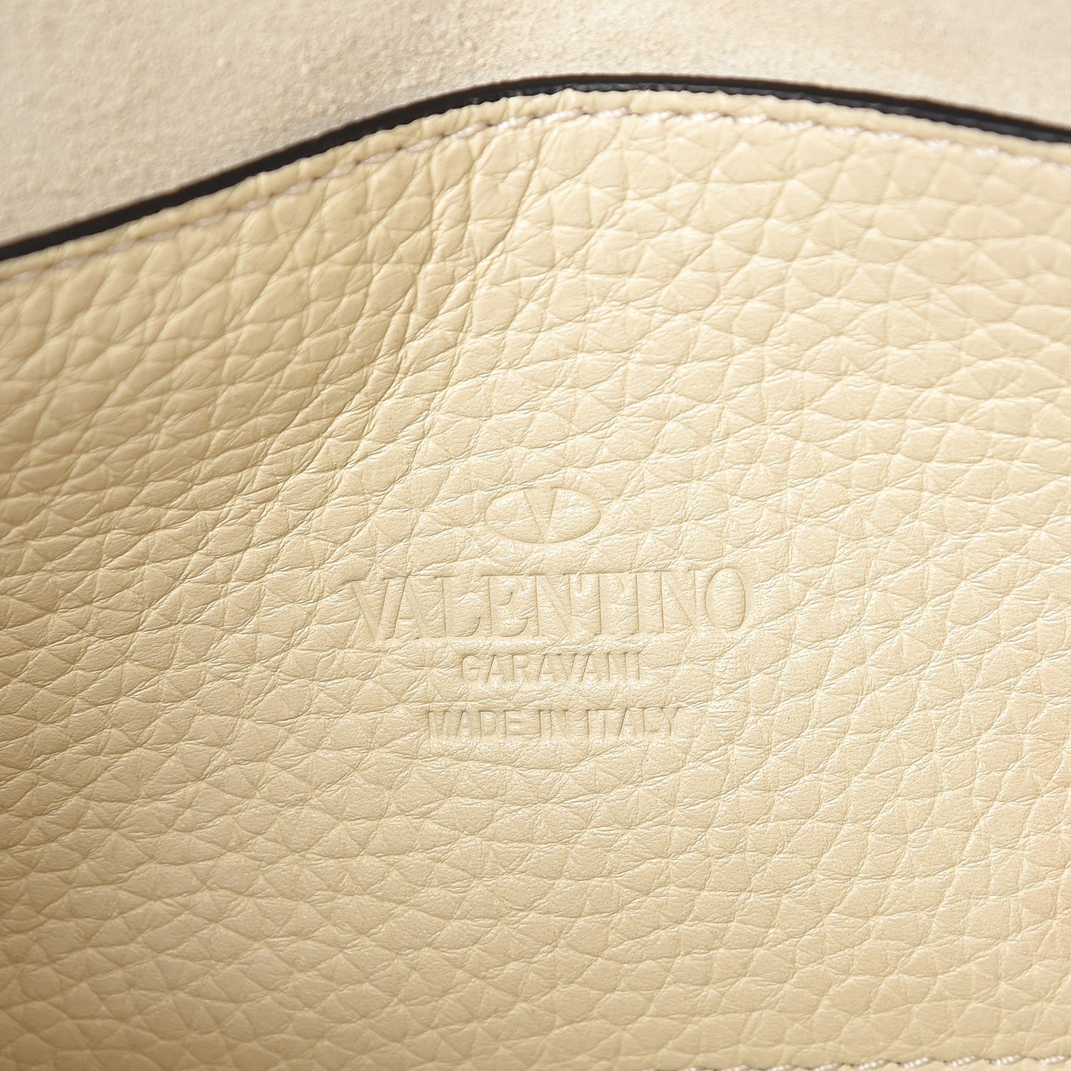 Valentino Garavani Pebbled Calfskin Medium Rockstud Flip Lock Crossbody Bag Light Ivory 6 of 6