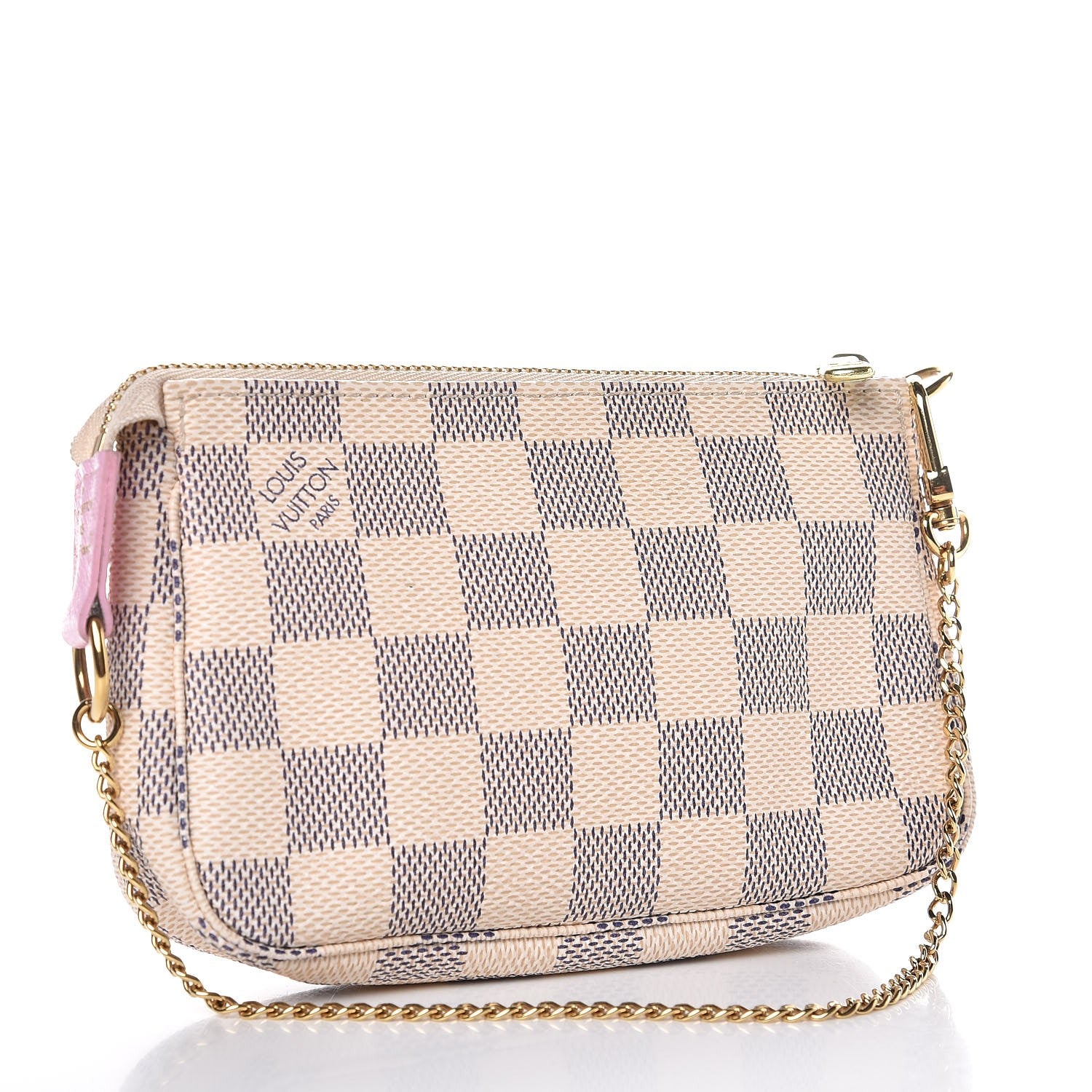Louis Vuitton Damier Azur 2016 Christmas Animation Mini Pochette Accessories 3 of 8